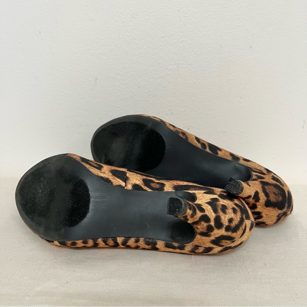 New Directions Leopard Print Pumps Chic Faux - Picture 6 of 9